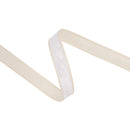 1" Wired Heritage Velvet Ribbon | Ivory | 10 Yard Roll