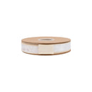 1" Wired Heritage Velvet Ribbon | Ivory | 10 Yard Roll