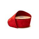 2 1/2" Wired Heritage Velvet Ribbon | Red | 10 Yard Roll