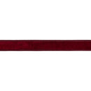 1" Wired Heritage Velvet Ribbon | Burgundy | 10 Yard Roll