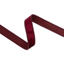 1" Wired Heritage Velvet Ribbon | Red | 10 Yard Roll
