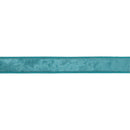 1" Wired Heritage Velvet Ribbon | Aqua | 10 Yard Roll
