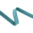1" Wired Heritage Velvet Ribbon | Aqua | 10 Yard Roll