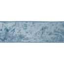 4" Wired Heritage Velvet Ribbon | French Blue | 10 Yard Roll