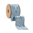 4" Wired Heritage Velvet Ribbon | French Blue | 10 Yard Roll