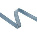 1" Wired Heritage Velvet Ribbon | French Blue | 10 Yard Roll