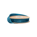 1" Wired Heritage Velvet Ribbon | Teal | 10 Yard Roll