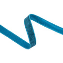 1" Wired Heritage Velvet Ribbon | Teal | 10 Yard Roll