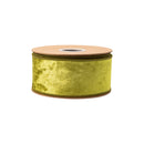2 1/2" Wired Heritage Velvet Ribbon | Willow | 10 Yard Roll