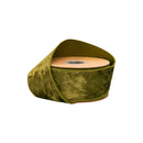2 1/2" Wired Heritage Velvet Ribbon | Moss | 10 Yard Roll