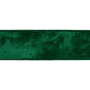 2 1/2" Wired Heritage Velvet Ribbon | Hunter | 10 Yard Roll