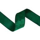 2 1/2" Wired Heritage Velvet Ribbon | Hunter | 10 Yard Roll