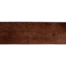 4" Wired Heritage Velvet Ribbon | Brown | 10 Yard Roll