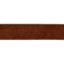 2 1/2" Wired Heritage Velvet Ribbon | Brown | 10 Yard Roll