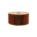 2 1/2" Wired Heritage Velvet Ribbon | Brown | 10 Yard Roll