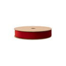 1" Reversible Velvet Ribbon | Red/Green | 10 Yard Roll