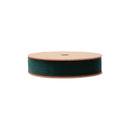 1" Reversible Velvet Ribbon | Green/Red | 10 Yard Roll