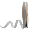 3/8" Velvet Ribbon | Sterling | 10 Yard Roll