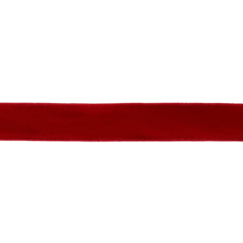 1 1/2" Wired Velvet Ribbon | Magenta | 10 Yard Roll