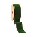 1 1/2" Wired Velvet | Spruce | 10 Yard Roll