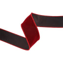 1 1/2" Wired Velvet Ribbon | Bordeaux | 10 Yard Roll