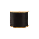 4" Reversible Classic Velvet Wired Ribbon | Black/Gold | 10 Yard Roll