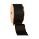 2 1/2" Reversible Classic Velvet Wired Ribbon | Black/Gold | 10 Yard Roll