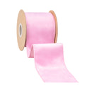 4" Reversible Classic Velvet Wired Ribbon | Pink/Pink | 10 Yard Roll