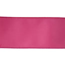 4" Reversible Classic Velvet Wired Ribbon | Hot Pink/Shimmer Pink | 10 Yard Roll