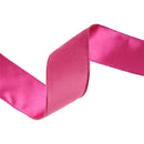 2 1/2" Reversible Classic Velvet Wired Ribbon | Hot Pink/Shimmer Pink | 10 Yard Roll