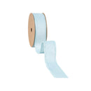 1" Reversible Classic Velvet Wired Ribbon | Baby Blue/Baby Blue | 10 Yard Roll