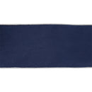 4" Reversible Classic Velvet Wired Ribbon | Navy/Silver | 10 Yard Roll
