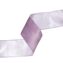 4" Reversible Classic Velvet Wired Ribbon | Lavender/Lavender | 10 Yard Roll