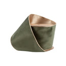 4" Reversible Classic Velvet Wired Ribbon | Moss/Gold | 10 Yard Roll