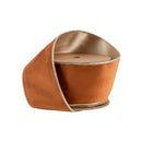 2 1/2" Reversible Classic Velvet Wired Ribbon | Rust/Gold | 10 Yard Roll