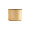 4" Reversible Classic Velvet Wired Ribbon | Tan/Gold | 10 Yard Roll