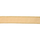 1" Reversible Classic Velvet Wired Ribbon | Tan/Gold | 10 Yard Roll