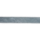 1" Reversible Frosted Velvet Wired Ribbon | Blue/Blue | 10 Yard Roll