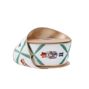 2 1/2" Wired Reversible Velvet | Nutcracker with Northfolk Pine on White | 10 Yard Roll