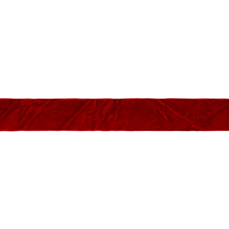 1" Crushed Velvet | Red | 10 Yard Roll