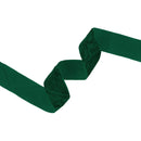 1" Crushed Velvet | Green | 10 Yard Roll