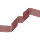 1 1/2" Frayed Velvet | Lavender | 5 Yard Roll