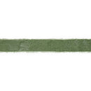 1 1/2" Frayed Velvet | Sage Green | 5 Yard Roll