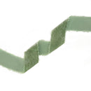 1 1/2" Frayed Velvet | Sage Green | 5 Yard Roll