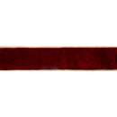 2 1/2" Wired Premium Velvet Ribbon | Red w/ Gold Metallic Backing | 10 Yard Roll