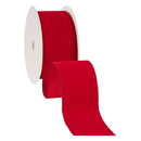 4" Value Velvet Ribbon | Christmas Red | 50 Yard Roll