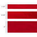 2 1/2" Value Velvet Ribbon | Christmas Red | 50 Yard Roll