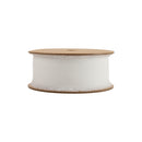 1 1/2" Frayed Edge Chiffon Ribbon | White | 10 Yard Roll