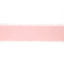 1 1/2" Frayed Edge Chiffon Ribbon | Pink | 10 Yard Roll