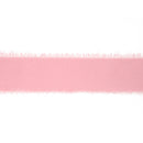 1 1/2" Frayed Edge Chiffon Ribbon | Rose | 10 Yard Roll
